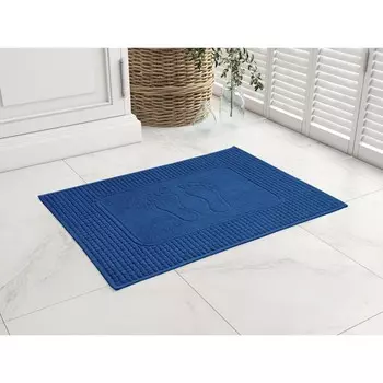Полотенце для ног Navy blue, размер 50х70 см, цвет синий