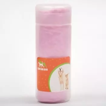 Полотенце для животных супервпитывающее, 4335 см, розовое