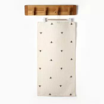 Полотенце Доляна «Пчёлки», 4070 см, рогожка 164 г/м, 100% хлопок