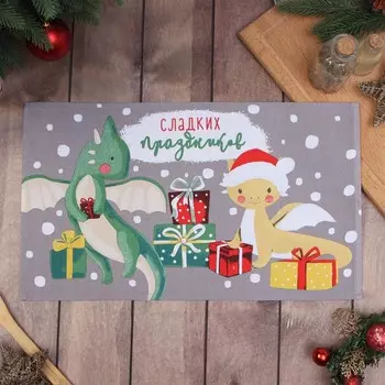 Полотенце «Доляна», 2846 см, хлопок 100%, рогожка 164 г/м