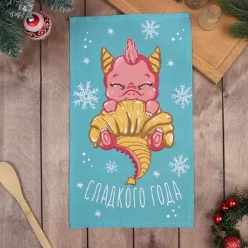 Полотенце «Доляна», 2846 см, 100% хлопок, рогожка 164 г/м