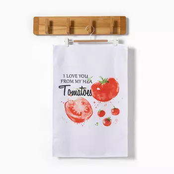 Полотенце Доляна Tomato, 4060±3 см, 100% п/э, микрофибра