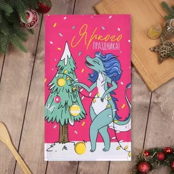 Кухонное полотенце «Доляна», 2846 см, 100% хлопок, рогожка 164 г/м