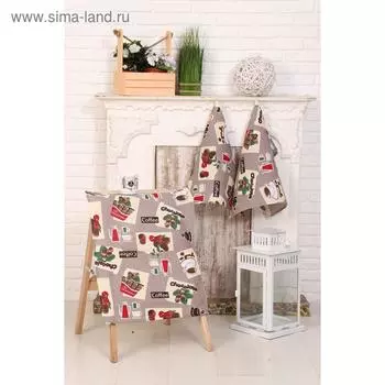 Полотенце DomoVita 45х60 см «Шоколадный»