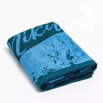 Полотенце именное махровое Этель «Никита», 5090 см, 100% хлопок, 420 г/м, синее