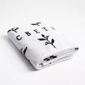 Полотенце именное махровое "Этель" Света 70х130см, 100% хлопок, 420гр/м2