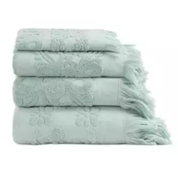 Полотенце махровое Arya Home Isabel Soft, 520 гр, размер 70x140 см, цвет мятный