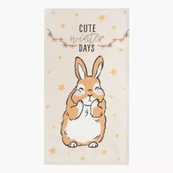 Полотенце "Этель" Cute winter days 40х73 см, 100% хл, саржа 190 гр/м2