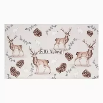 Полотенце "Этель" Deer and bumps 40х73 см, 100% хл, саржа 190 гр/м2