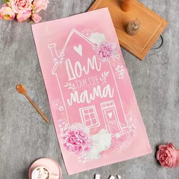 Полотенце «Этель. Дом», 4073 см, 100% хлопок, саржа 190 г/м