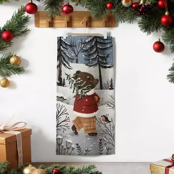 Полотенце кухонное «Этель» Forest bear, 4073 см, хлопок 100%, саржа 190 г/м