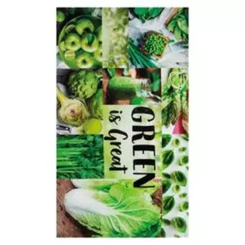 Полотенце "Этель" GREEN 40х73 см, 100% хл, саржа 190 гр/м2