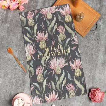 Полотенце «Этель» Happy moment, 4073 см, 100% хлопок, саржа 190 г/м