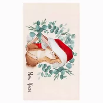 Полотенце "Этель" Happy year 40х73 см, 100% хл, вафля 160 г/м2