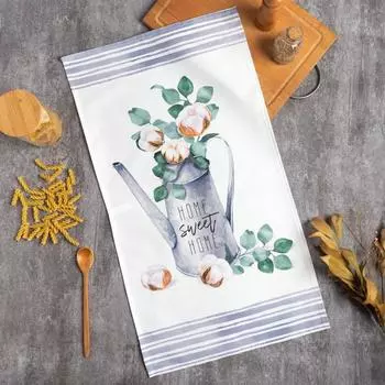 Полотенце «Этель» Home sweet, 4073 см, 100% хлопок, саржа 190 г/м