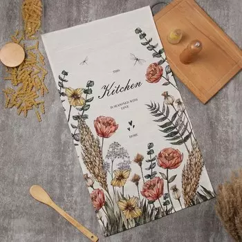 Полотенце «Этель» Kitchen collection, 4073 см, 100% хлопок, саржа 190 г/м