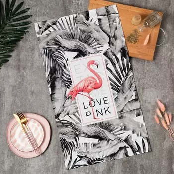 Полотенце «Этель» LOVE PINK, 4073 см, 100% хлопок, саржа 190 г/м