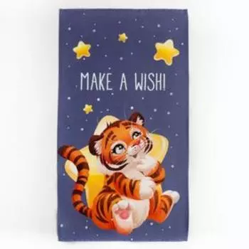 Полотенце Этель Make a wish 40х73см, 100% хл, саржа 190 гр/м2