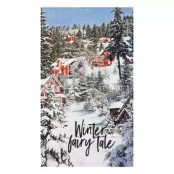 Полотенце "Этель" Winter tairy tale 40х70 см, 100% хл, саржа 190 гр/м2