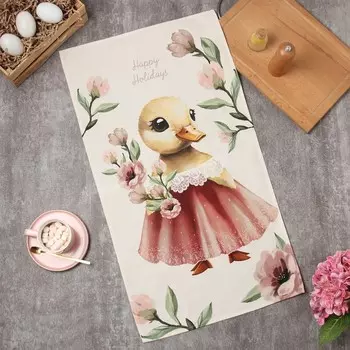 Полотенце кухонное Этель Happy Holidays 4070 см, 100% хлопок, 190 г/м