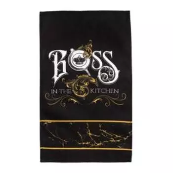 Полотенце кухонное «Доляна» Boss, 3560 см, хлопок 100%, 160 г/м