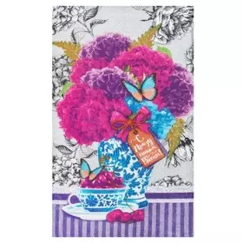 Кухонное полотенце «Доляна. Гортензия», 3560±2 см