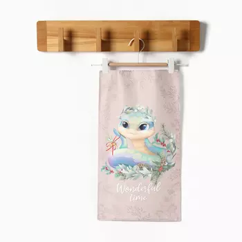 Полотенце кухонное: Новый год «Этель» Wonderful time 4070 см, 100% хл, саржа 190 г/м