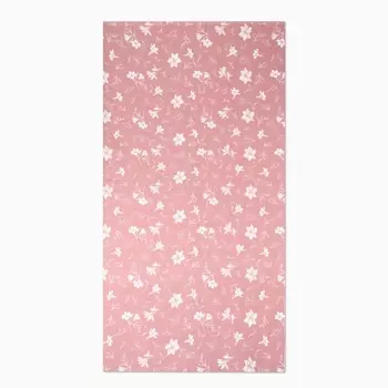 Полотенце вафельное «Лилия», 80150 см, хлопок 100%,розовое