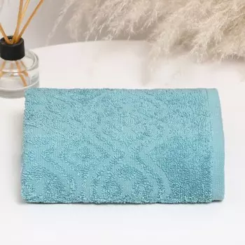 Полотенце махровое 50х80+/-2см, Ritmica, цвет пыльная мята, 340 г/м, 100% хлопок