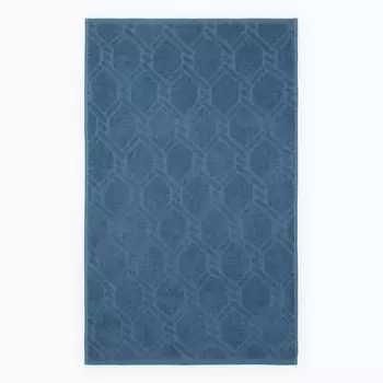 Полотенце махровое 50х80см, Парадайс, голубой, 340г/м, хл100%