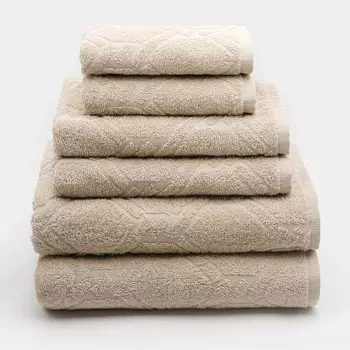 Полотенце махровое 70х130см Парадайс, бежевый, 340г/м, хл100%