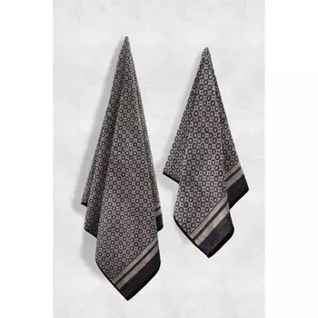 Полотенце махровое Arya Home Paulo, 550 гр, размер 50x90 см, цвет антрацит