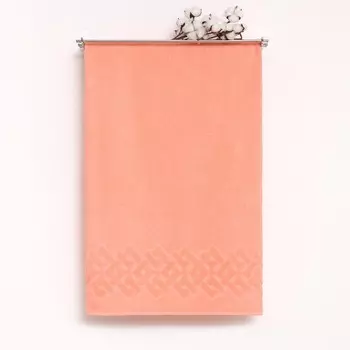 Полотенце махровое Baldric 50Х90см, цвет персиковый, 360г/м2, 100% хлопок