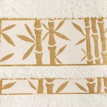 Полотенце махровое Бамбук 002 70х130 см, св.кремовый, бамбук 100%, 450г/м2