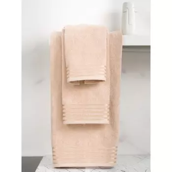 Полотенце махровое Bio-Textiles, 380 гр, размер 40x70 см, цвет бежевый