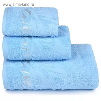 Полотенце махровое «Brilliance» 40х60 см, цвет голубой, 415 гр/м2
