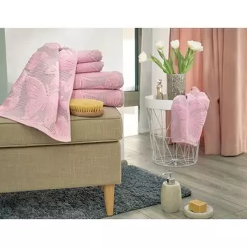Полотенце махровое Butterfly pink, размер 70х130 см
