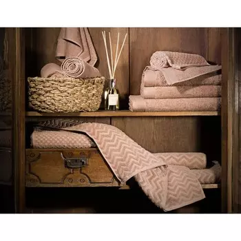 Полотенце махровое Cappuccino, размер 50х90 см, цвет коричневый