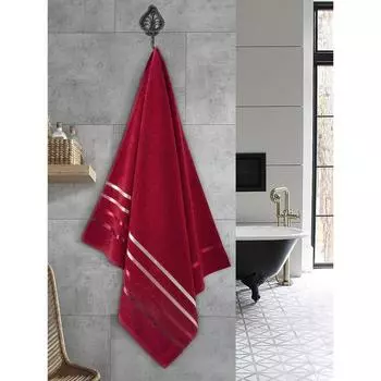 Полотенце махровое Classic, размер 70x140 см, цвет красный