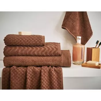 Полотенце махровое Cocoa, размер 50х90 см, цвет коричневый