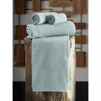 Полотенце махровое Dama, размер 90x150 см, цвет зелёный