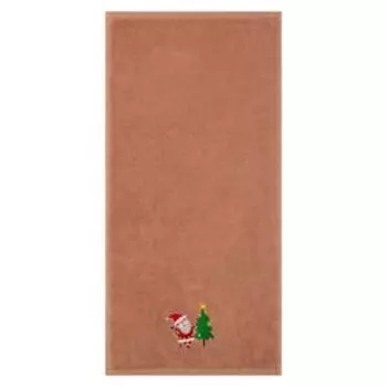 Полотенце махровое «Дед Мороз» 30х60 см, хлопок, 340 гр/м2