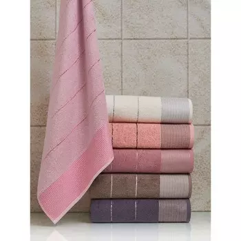 Полотенце махровое Diva Afrodita Kossa, 450 гр, размер 70x140 см, цвет розовый