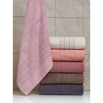 Полотенце махровое Diva Afrodita Kossa, 450 гр, размер 70x140 см, цвет розовый