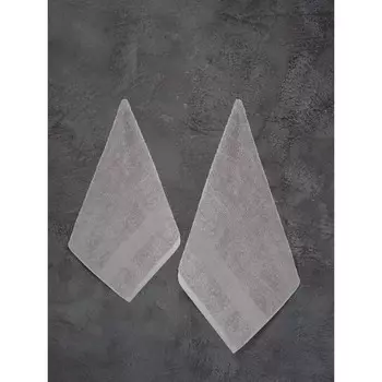 Полотенце махровое Sofi De Marko Ester, 600 гр, размер 50х90 см, цвет светло-серый