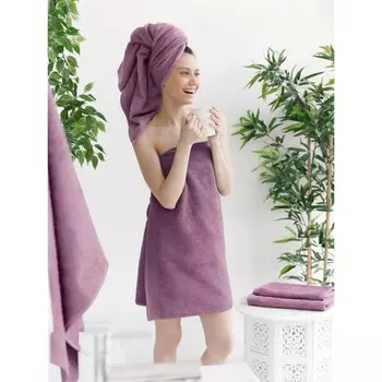 Полотенце махровое Guten Morgen Burgundy, 500 гр, размер 70х140 см, цвет фиолетовый