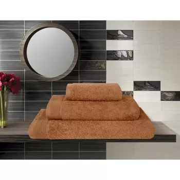 Полотенце махровое Guten Morgen Chestnut, 500 гр, размер 50х100 см, цвет коричневый
