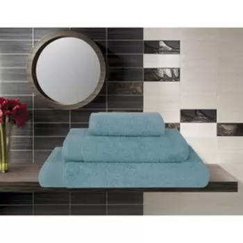 Полотенце махровое Hawaii, размер 30х50 см, цвет голубой