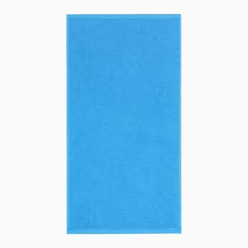 Полотенце махровое Экономь и Я 50*90 см, цв. лазурно-синий, 100% хлопок, 350 гр/м2