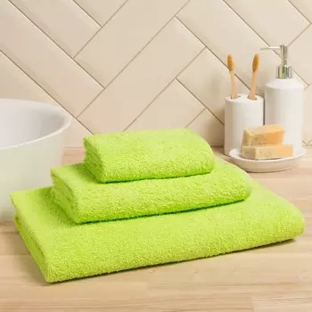 Полотенце махровое «Экономь и Я», 5090 см, хлопок 100%, зелёное